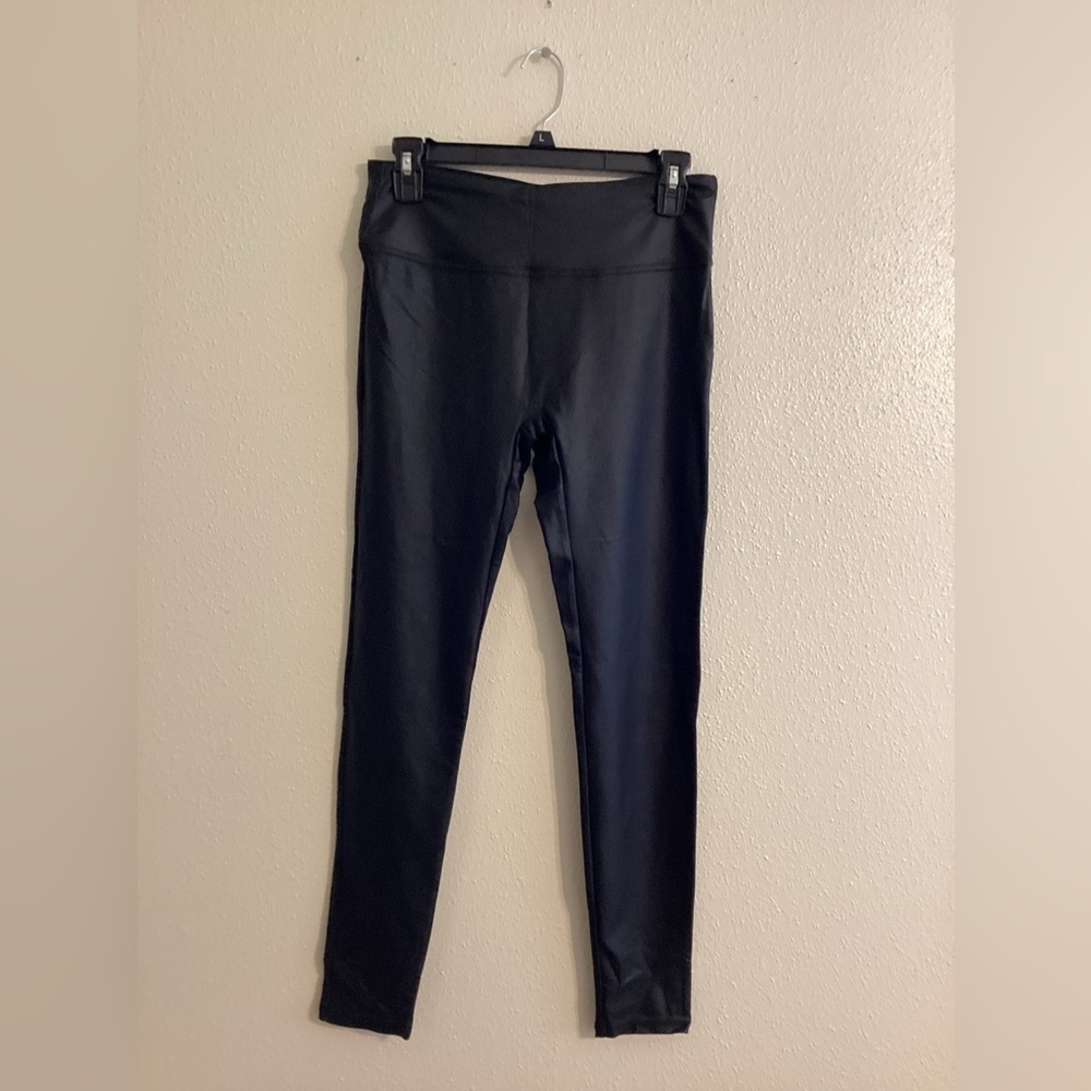 Retro Gong NWT Faux Leather Leggings Size Large